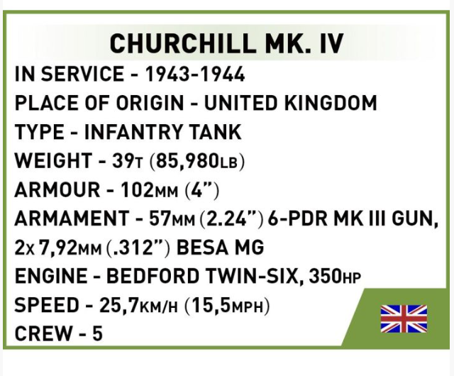Churchill Mk IV (1:48 scale)